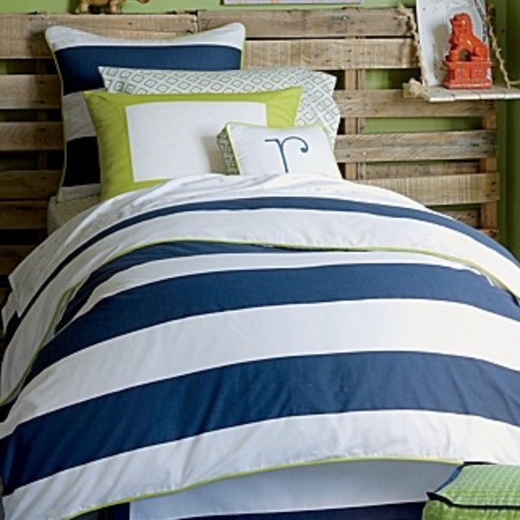 Serena & Lily Ronan Twin Duvet Cover Euro Sham Standard Sham Set - Picture 2 of 3